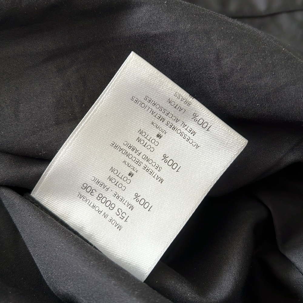 Givenchy Men Button Down Size 41 Large Black With… - image 5